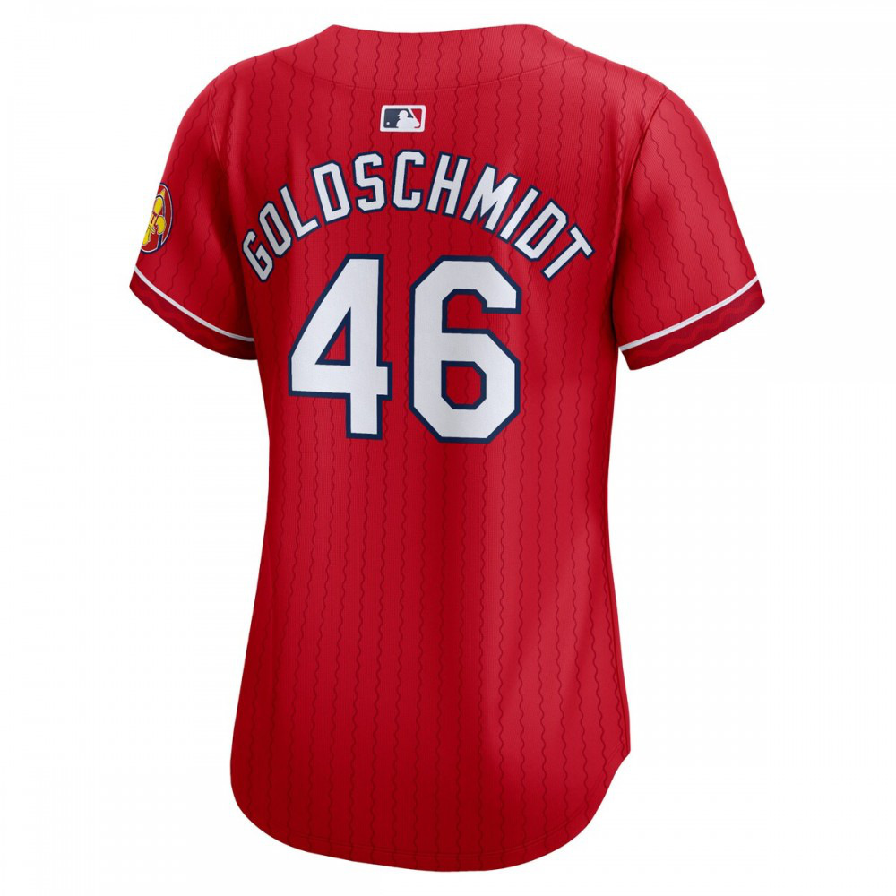 Paul Goldschmidt St. Louis Cardinals Women's 2024 City Connect Limited Player Jersey - Red-Pro Kit Vault | Brand New 26/27 Sports Jerseys